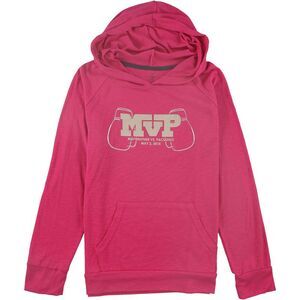 Industry Rag Womens MVP Mayweather Vs. Pacquiao Hoodie Sweatshirt, Pink, NWT